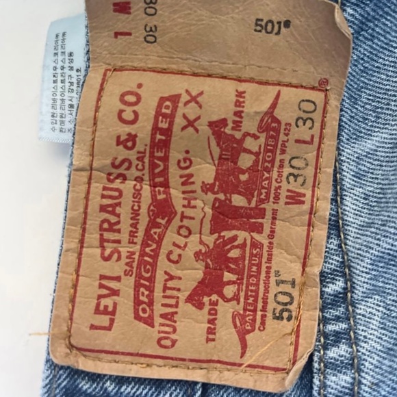 jeans levis 501 vintage - Picture 2 of 5